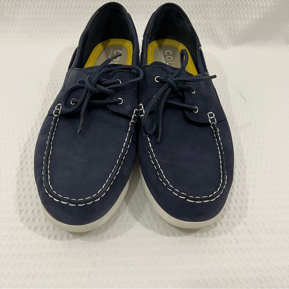 Cole Haan Grand Atlantic Boat 360 Men’s Marine Blue Athletic Shoes Size 13 - Picture 2 of 10
